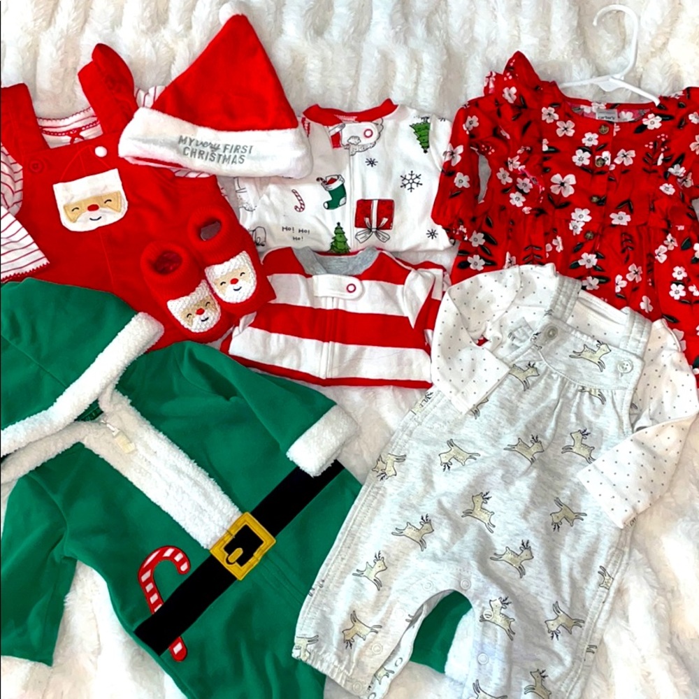 ✨BABY GIRL CHRISTMAS CLOTHES✨